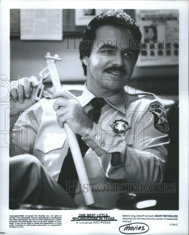 1982 Press Photo Burt Reynolds