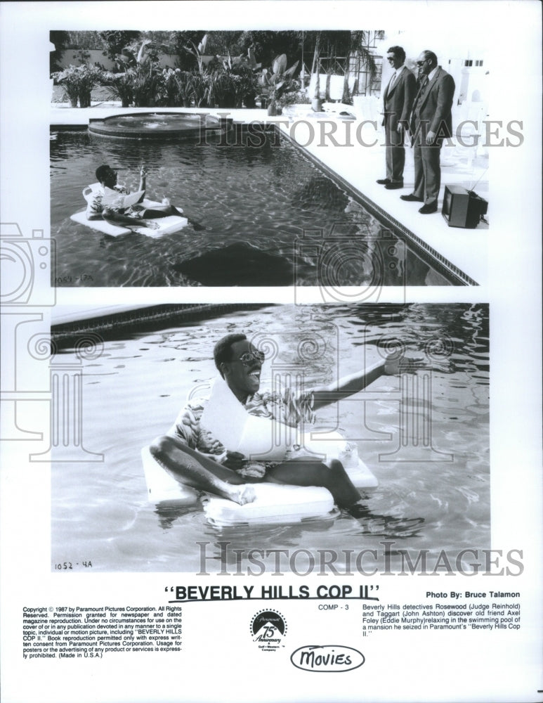 Press Photo BEVERLY HILLS COP II ACTION COMEDY FILM