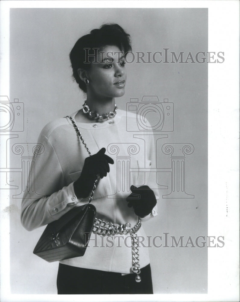 1984 Press Photo Fashion Purses