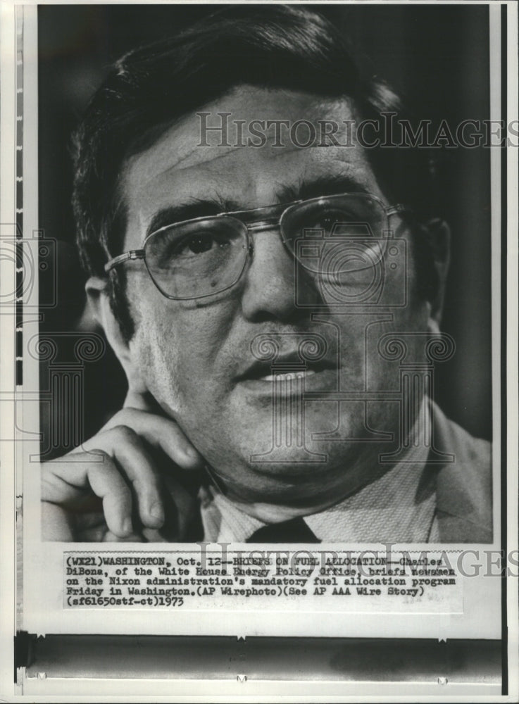 1973 Press Photo Charles Dibona