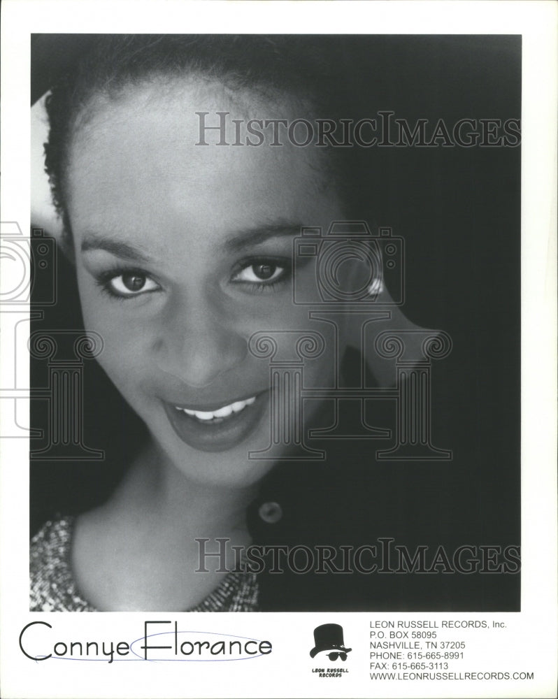 Press Photo Girl Connye Florance Charming Beautiful Smile Frame