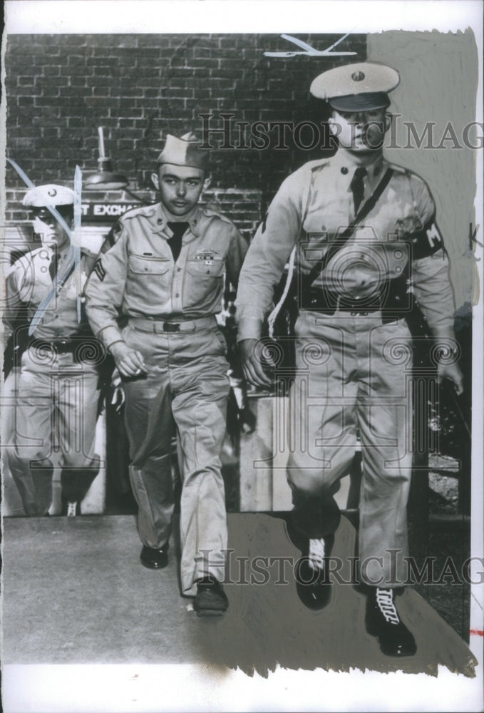 1954 Press Photo Cpl. Edward S. Dickinson - Historic Images