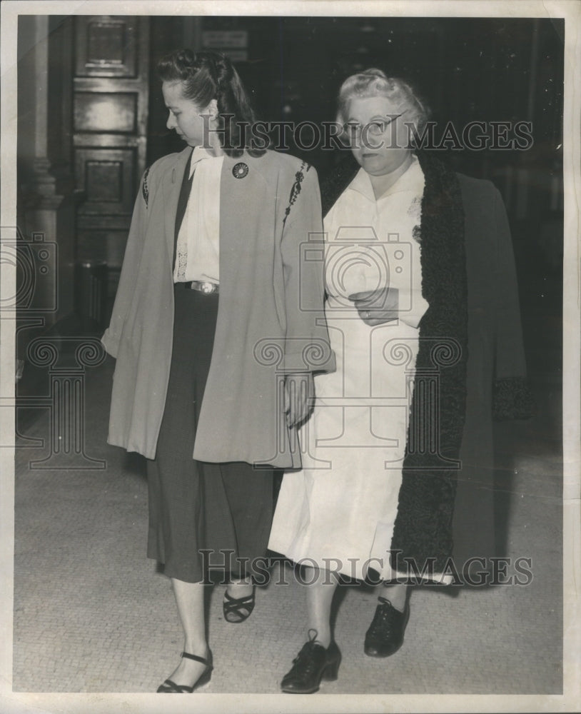 1951 Press Photo SYHRA VAN CONANT MURDER CHARGE