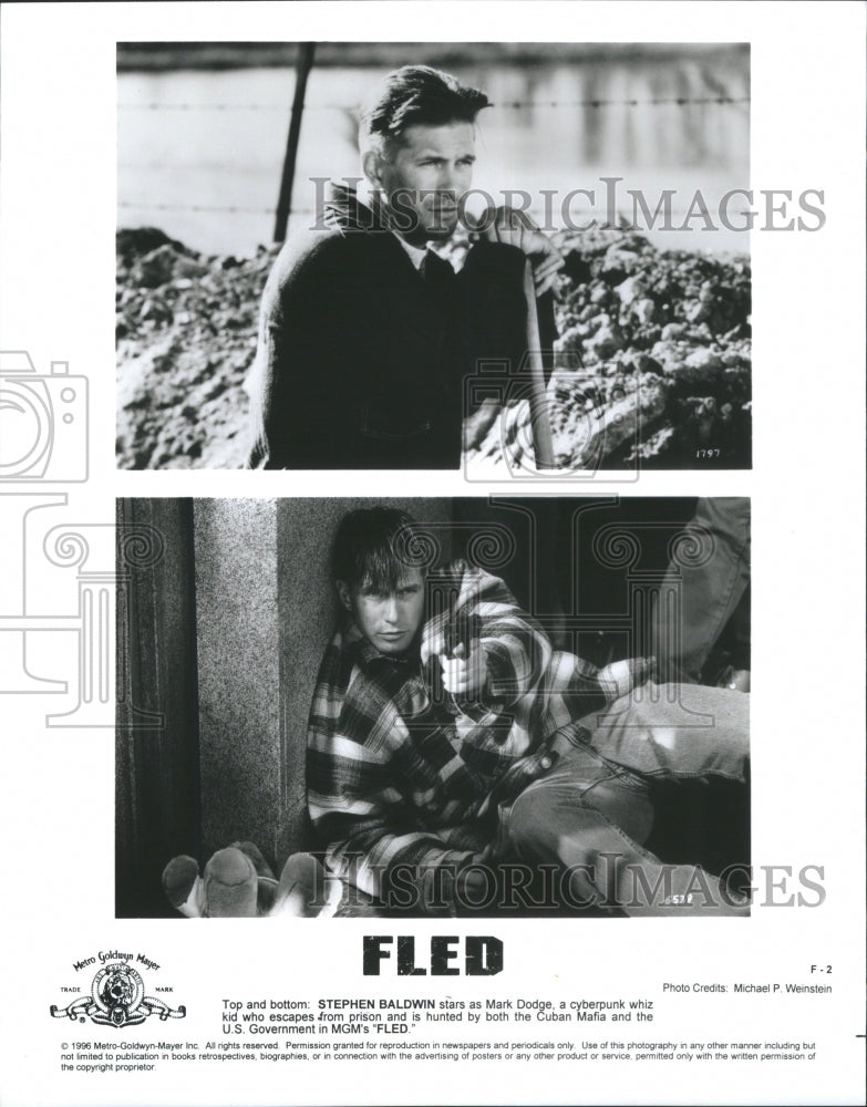 Press Photo Fled Stephen Baldwin