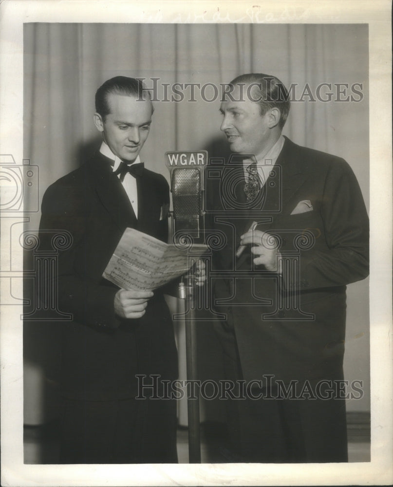 1936 Press Photo Ben Bernie Old Maestro Billy Wilson