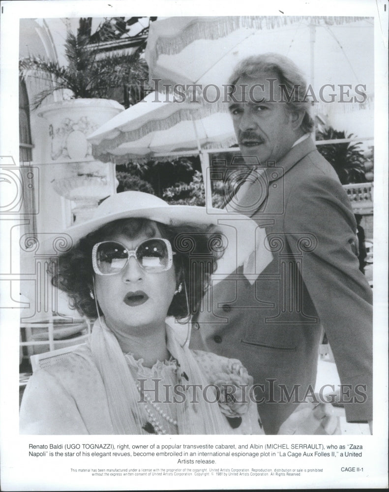 1981 Press Photo La Cage Au Folles II