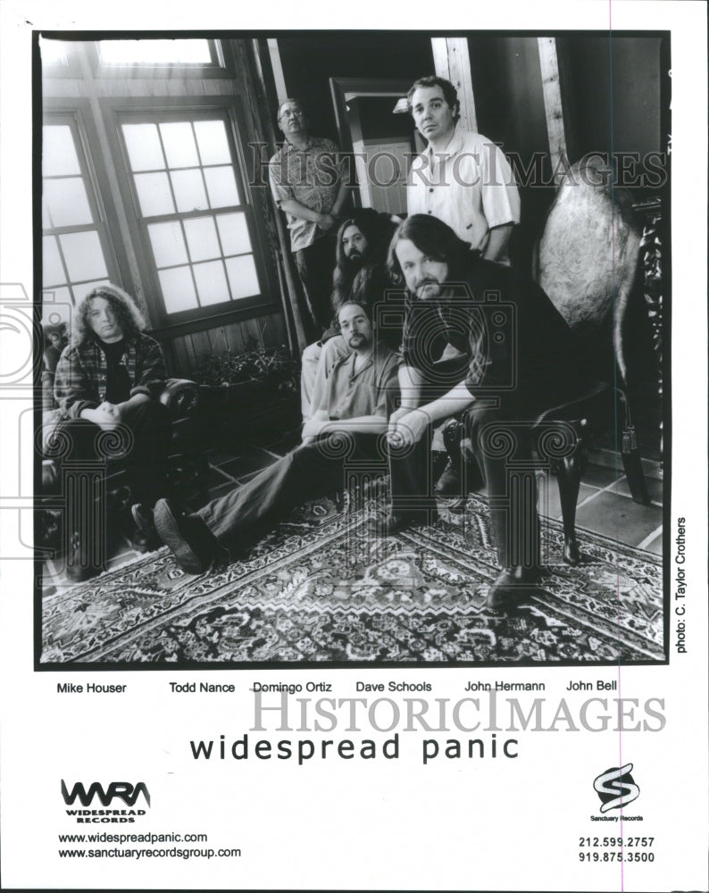 Press Photo Band Widespred Panic Rock Band Athens GA