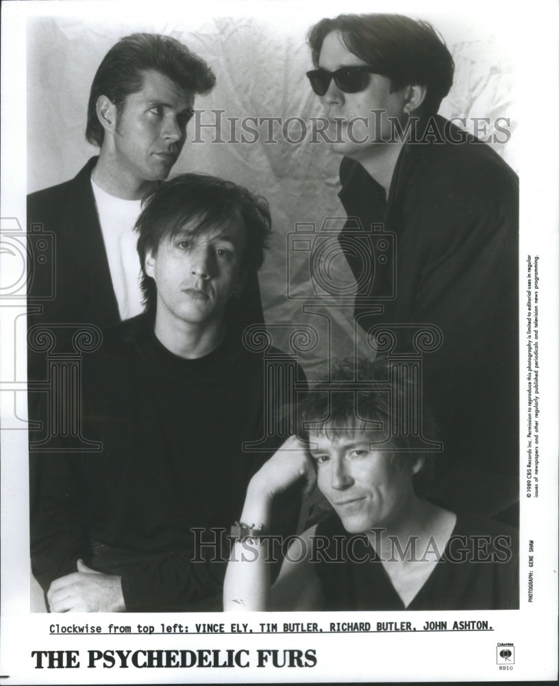 1990 Press Photo Band Members The Psychedelic Furs