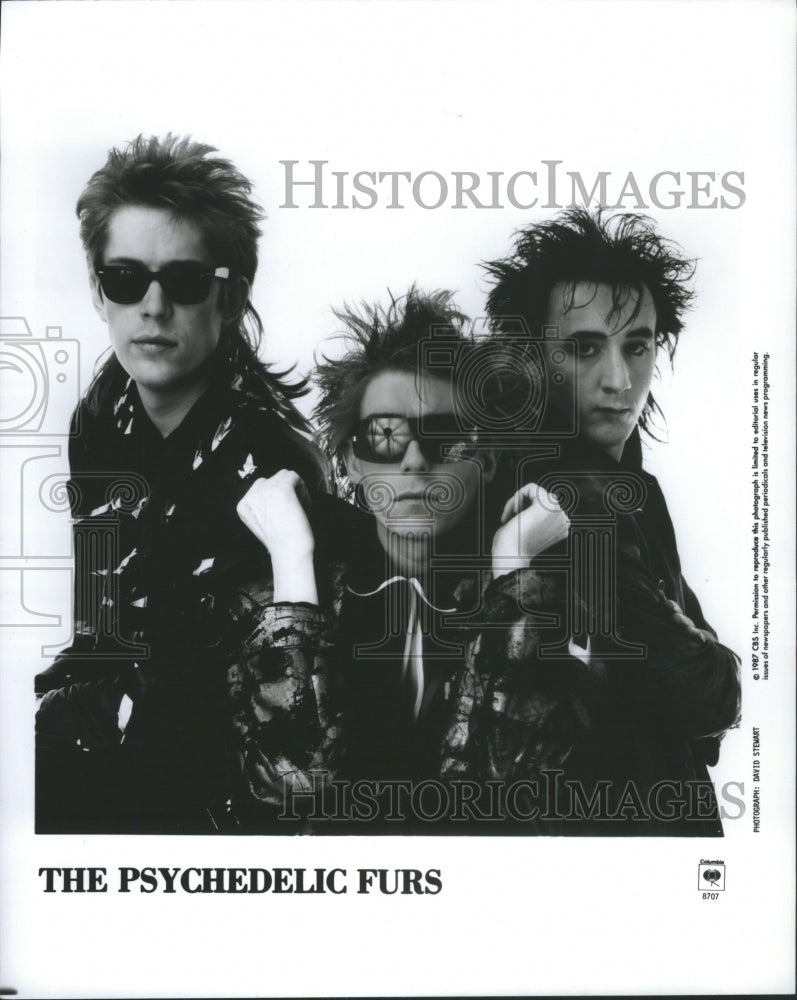 1987 Press Photo The Psychedelic Furs