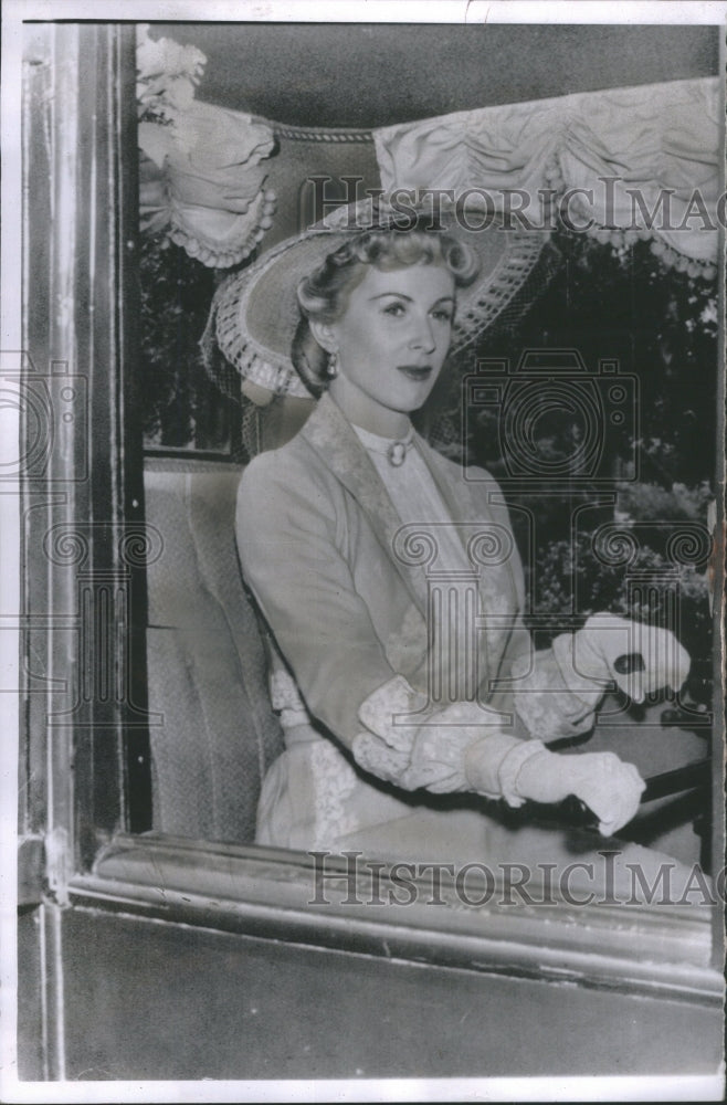 1957 Press Photo Mary Hosford Actress