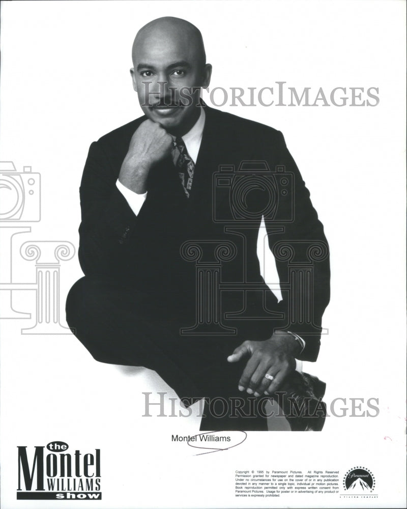 1995 Press Photo Montel Williams Show Promotional Shot - RRS60557 - Historic Images