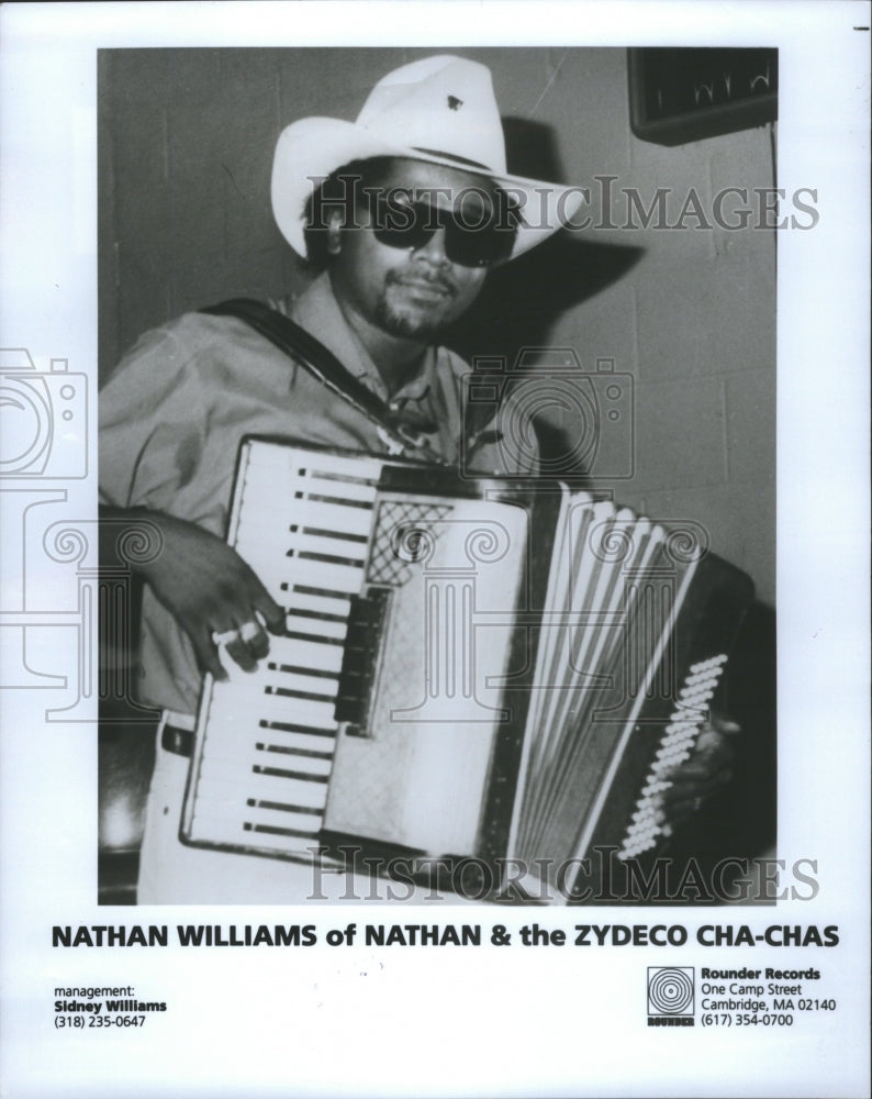 1993 Nathan Williams Zydeco Cha-Chas - Historic Images