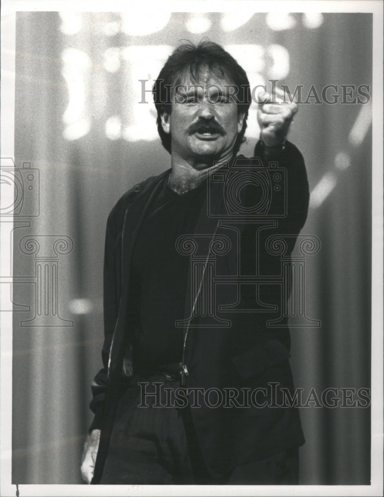 1988 Press Photo Robin Williams Comedy Theater Audience