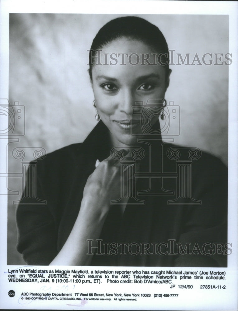 1990 Lynn Whitfield as Maggie May field - Historic Images