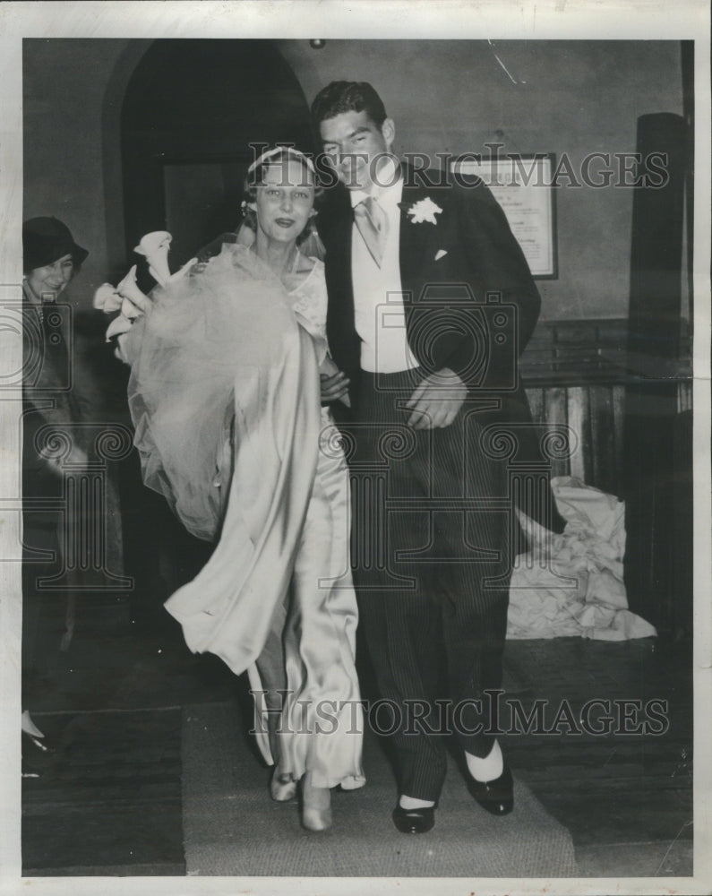 1932 Detroit Society Wedding Whiteside Je  - Historic Images