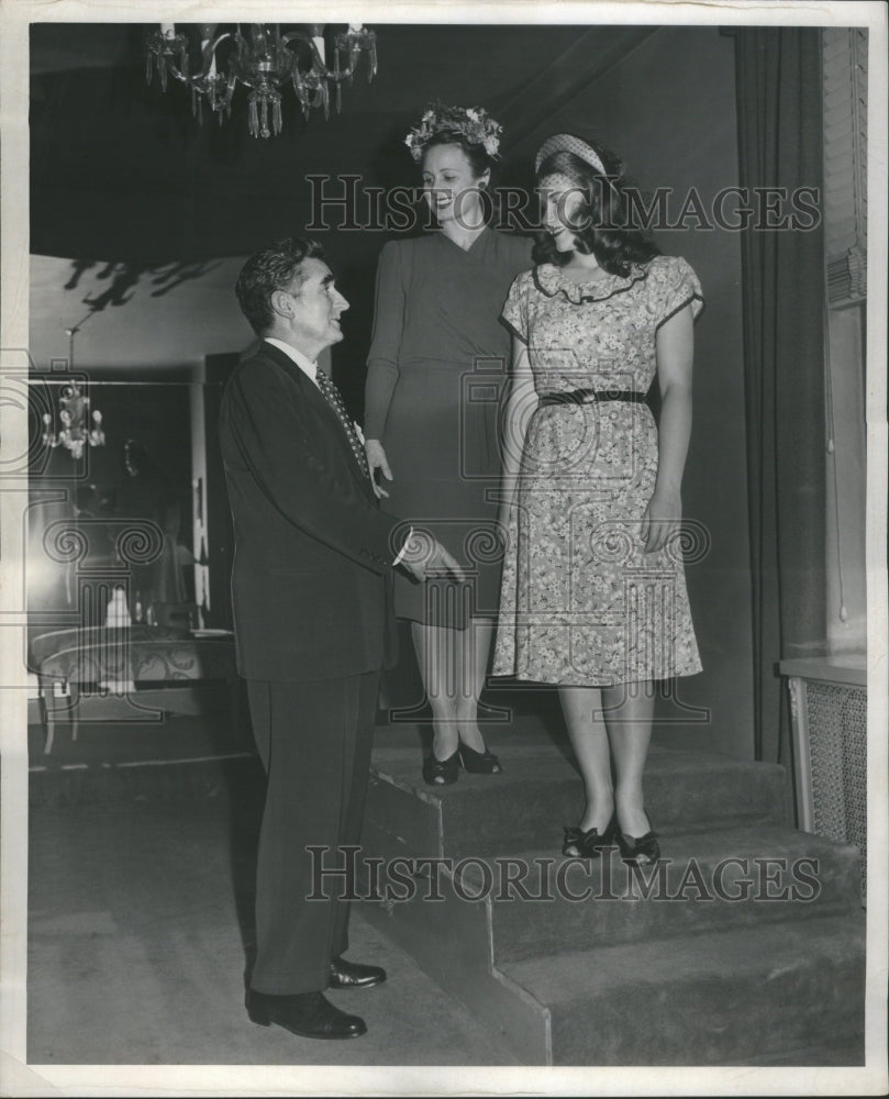 1947 Press Photo Powers Allen Boothe Emmy-winning