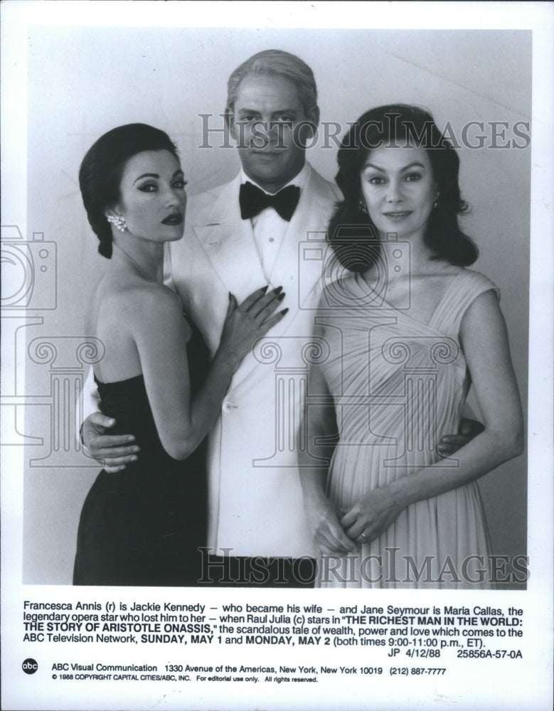 1989 Francesca Annis Jackie Kennedy Jane - Historic Images