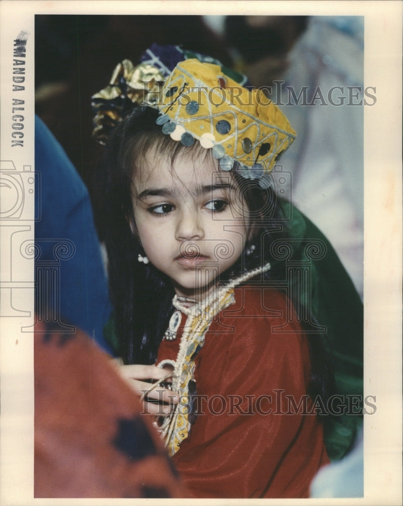 1991 Press Photo Arjumand Zaidi Muslims Ramadan McCormi