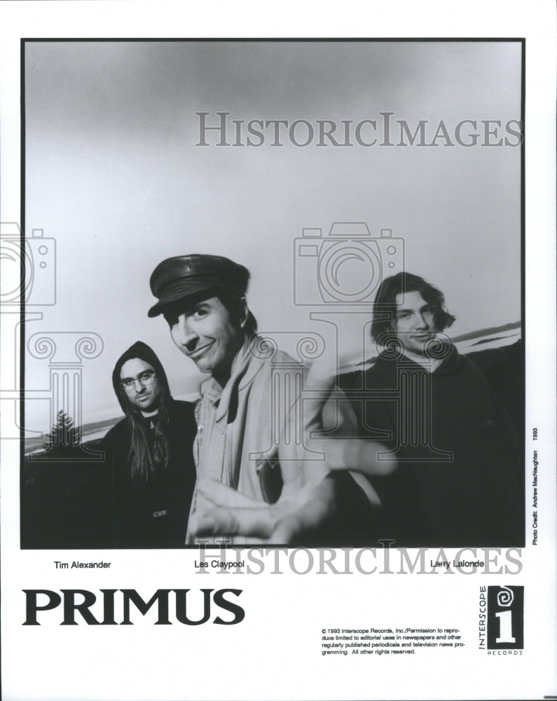 1994 Press Photo Interscope Records Primus