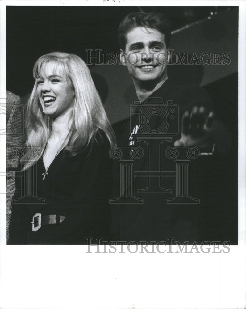 1992 Press Photo Jason Friestly Jomica Garth Louis Aren