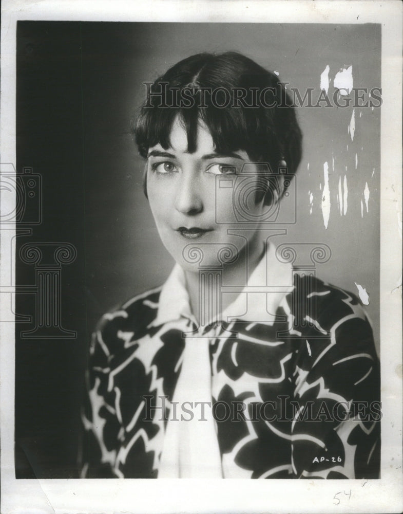 1927 Press Photo Aileen Pringle film actress