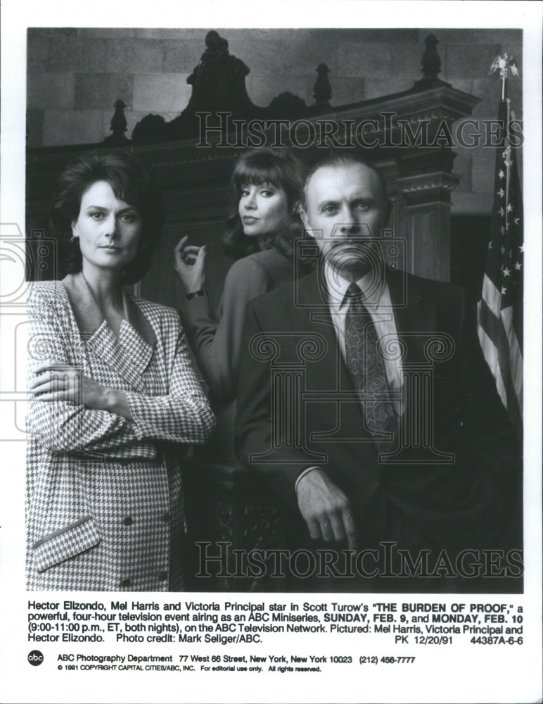 1992 Press Photo Stars from The burden of proof.