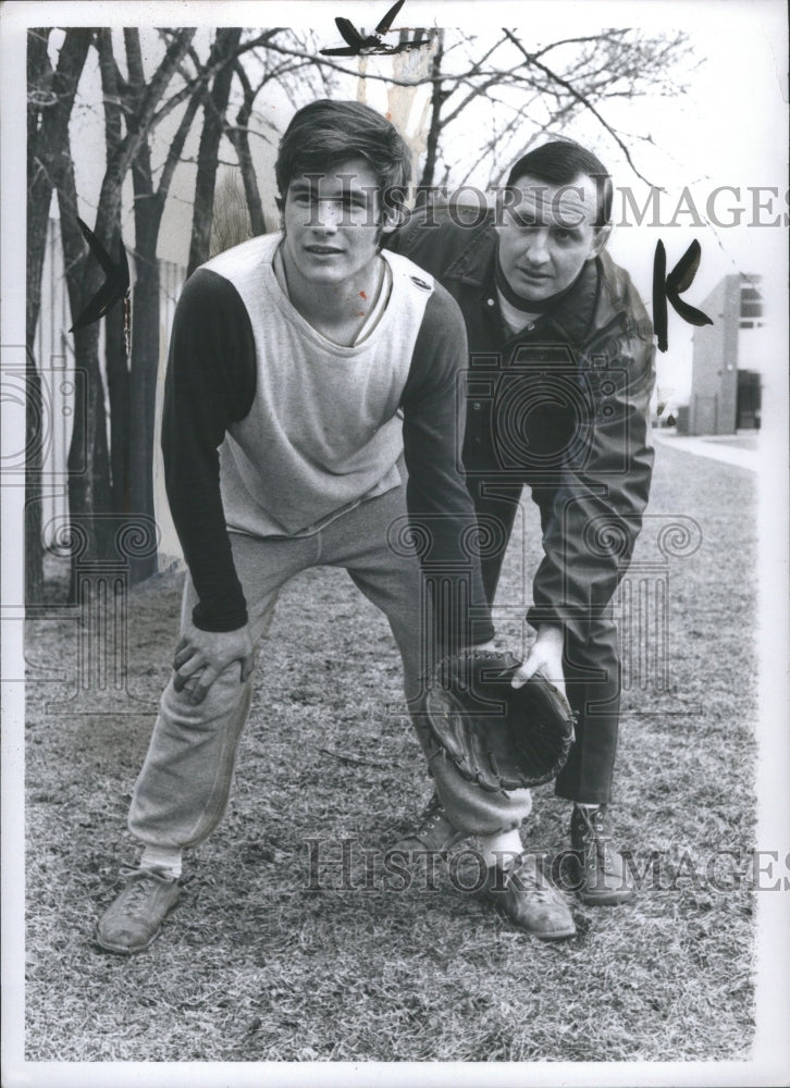 1972 Press Photo Jim Bresciami Baseball Detroit