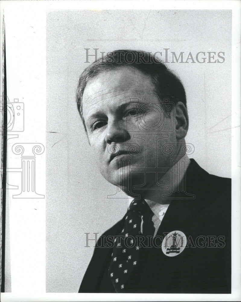 1981 Press Photo William Brazill WSU Press Conference