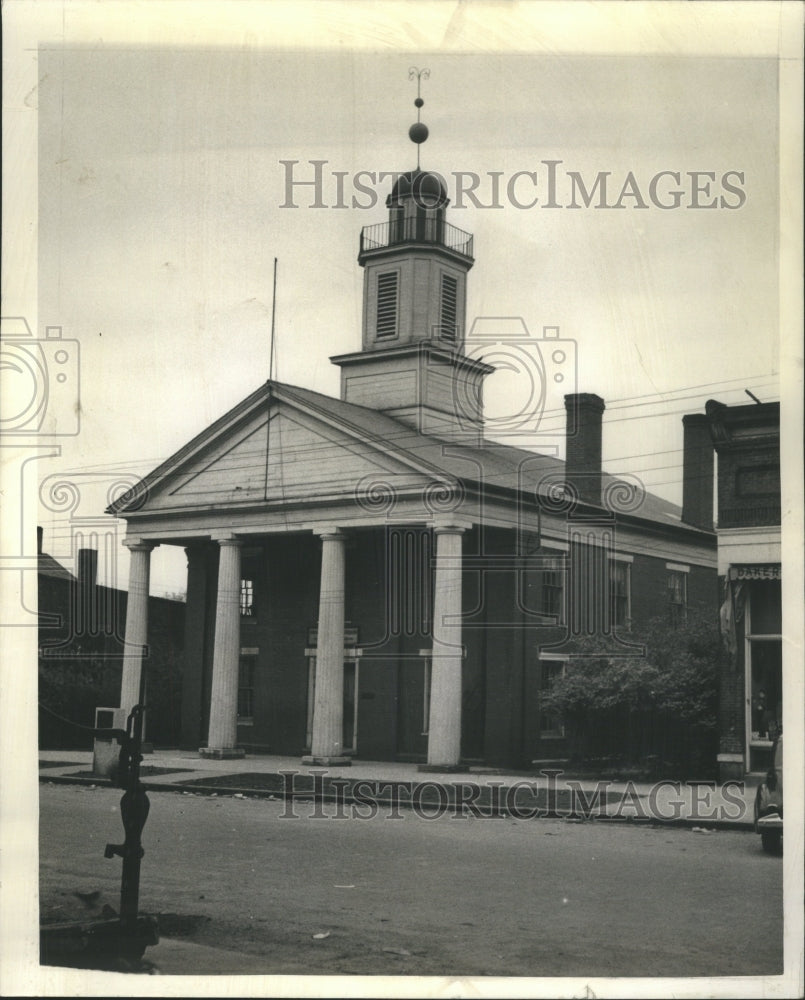 1941 Press Photo Metamora Courthouse Lincoln woodtord