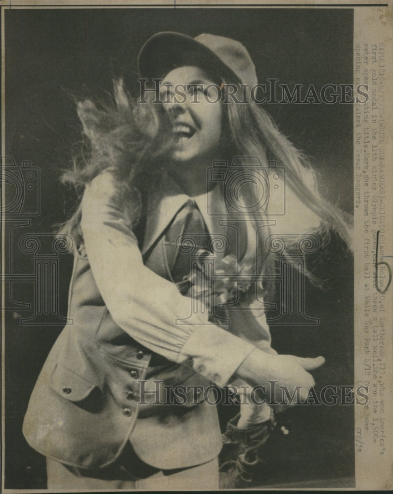 1972 Press Photo Dianne Holum (Skating)