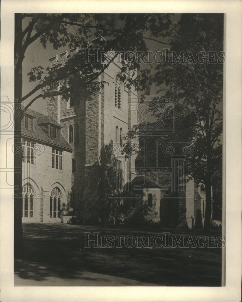 1933 Press Photo Christ Church Rectory Winnetka Prize