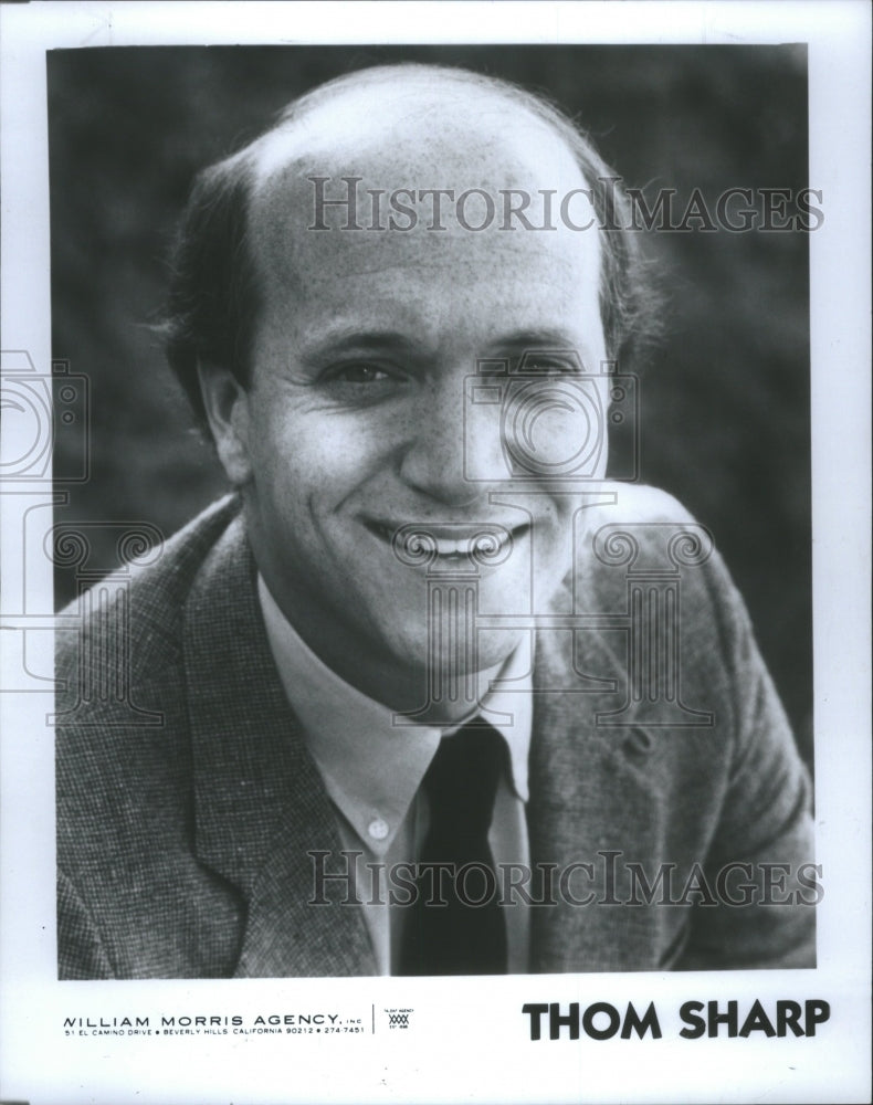 1987 Press Photo Thom Sharp Actor Comedian Henry Ford