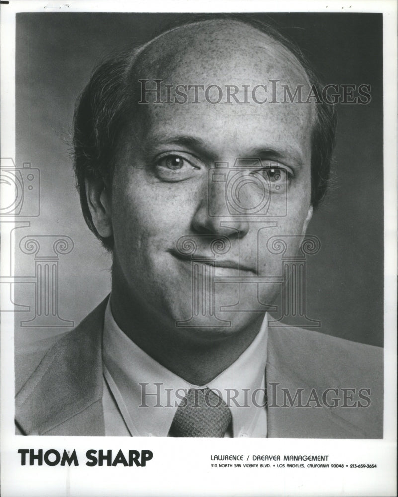 1989 Press Photo Thom Sharp Entertainer Executive