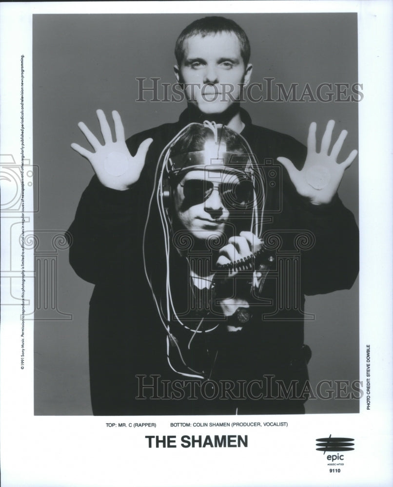 1992 Press Photo Shamen Electronic Music Band Colin