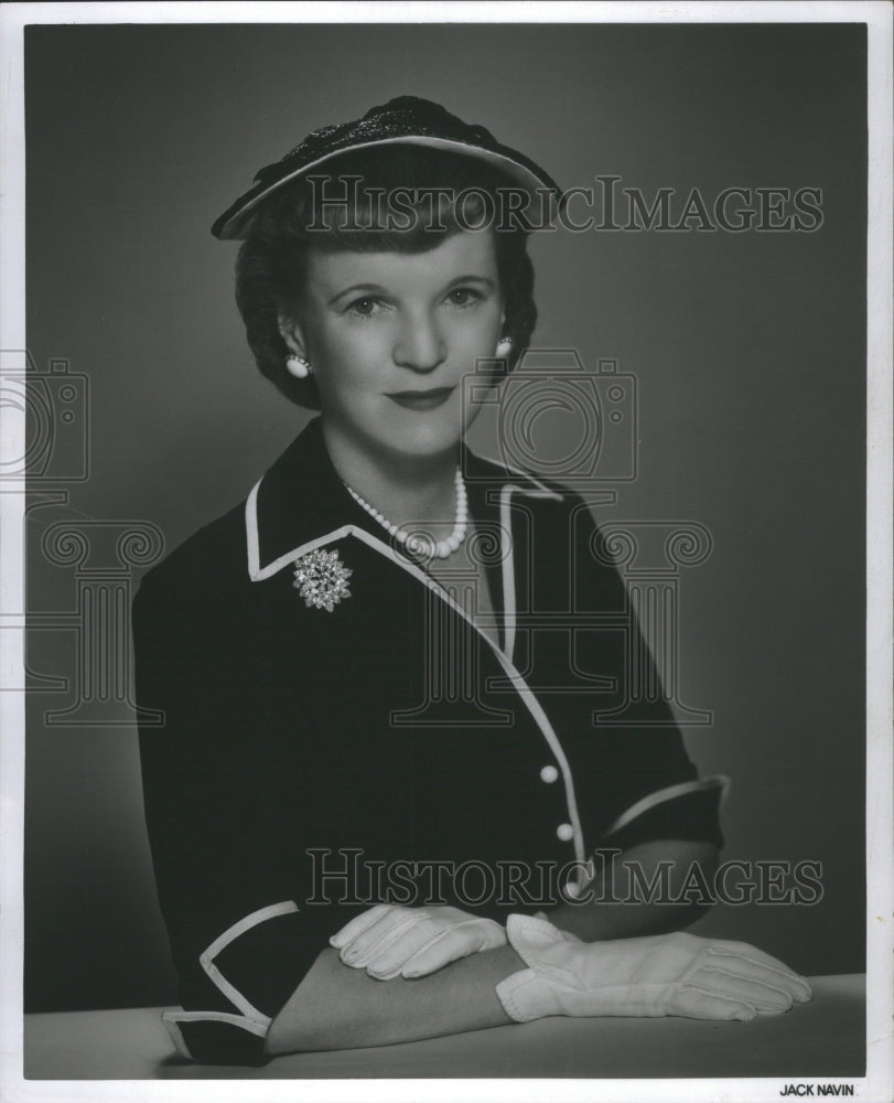 1957 Press Photo Mary Morris British Actress Sylvia