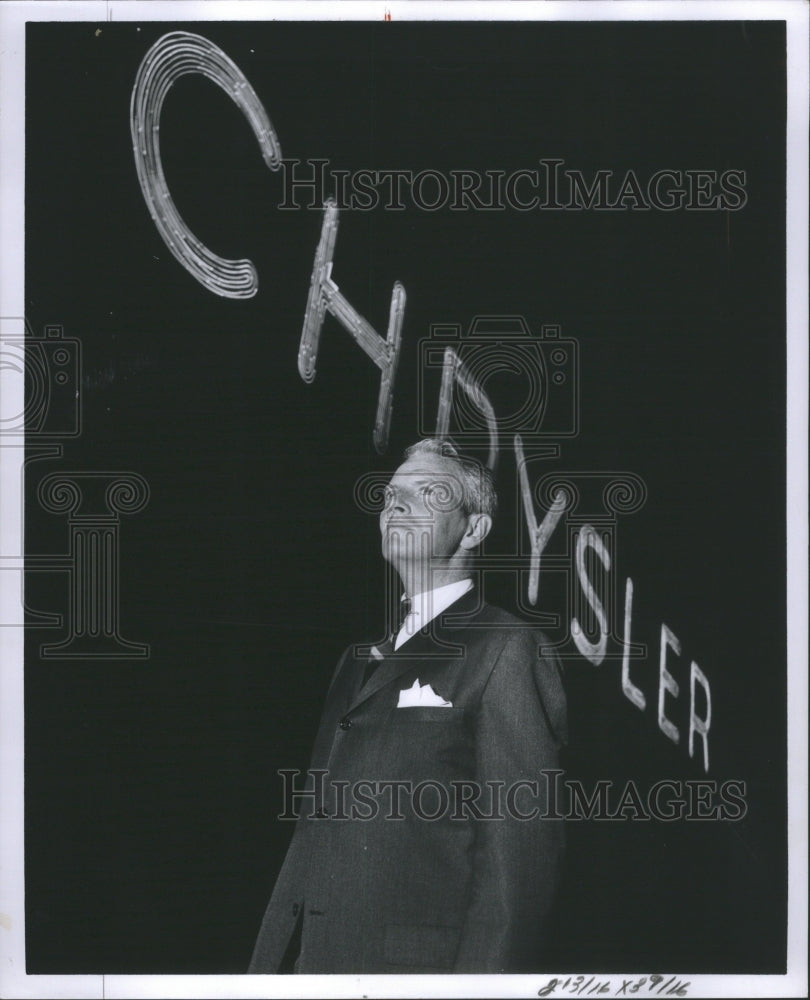 1961 Press Photo Thomas F.Marrow Chrysler Executives