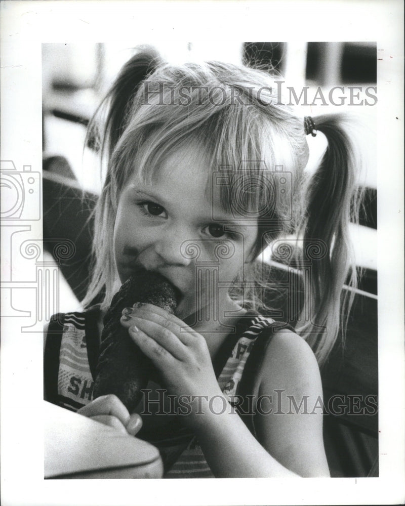 1985 Press Photo Pasco County Fair Children Judy Gali