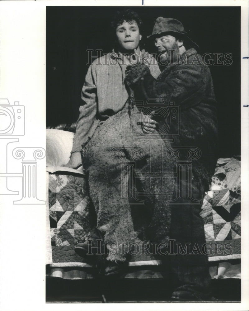 1986 Press Photo Big River Huck Finn Brian Lane Green