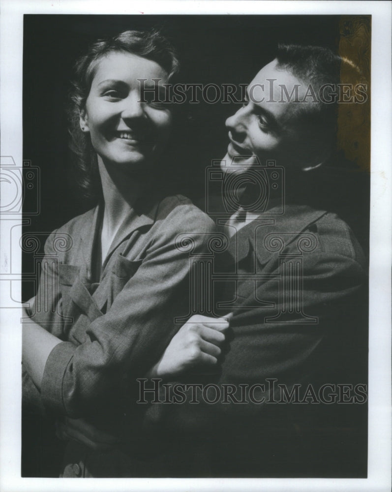 1984 Press Photo Nightingale Sang CP Taylor Joan Allen