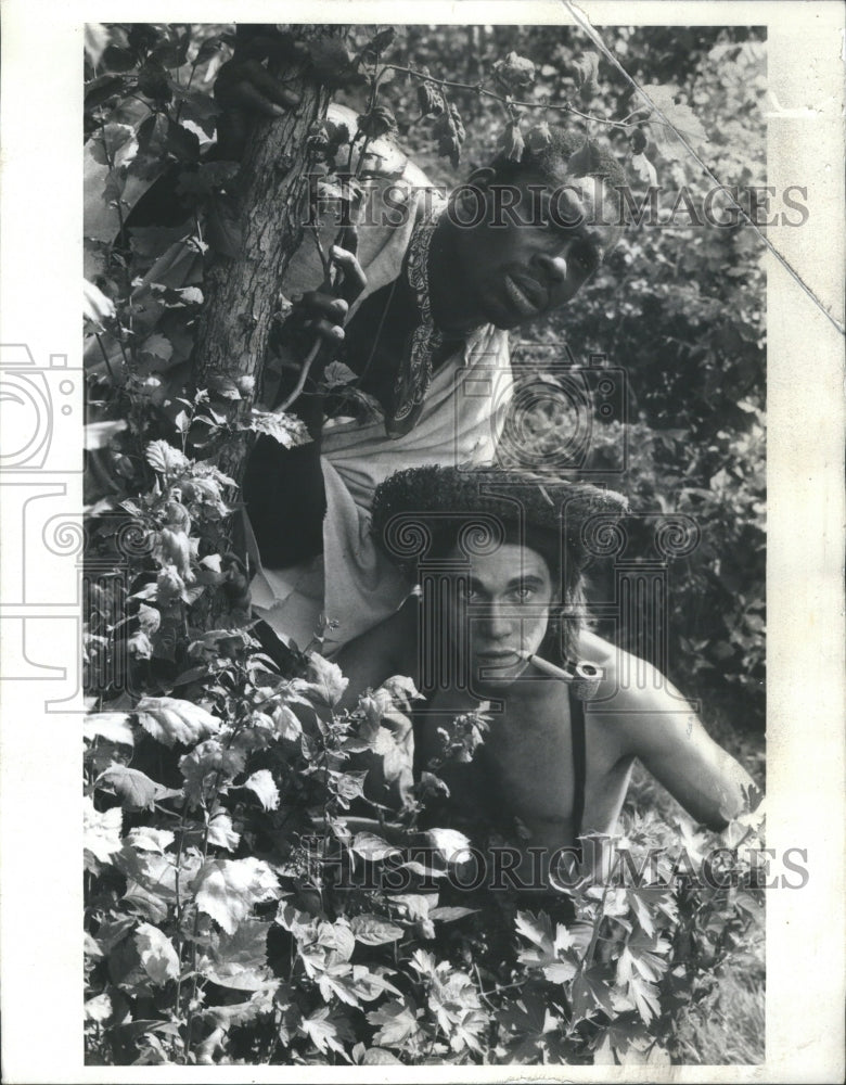 1981 Press Photo PLAYS ADVENTURE OF HUCKLEBERRY FINN