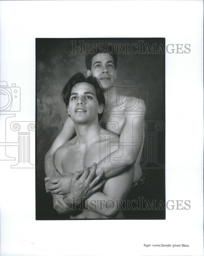 1996 Press Photo Actors Meyes and Wyluff