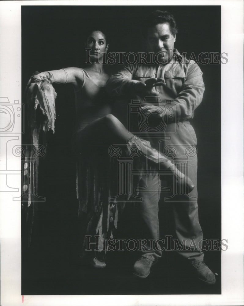 1990 Press Photo Monica Barrock Micheal Garcia Lifelin