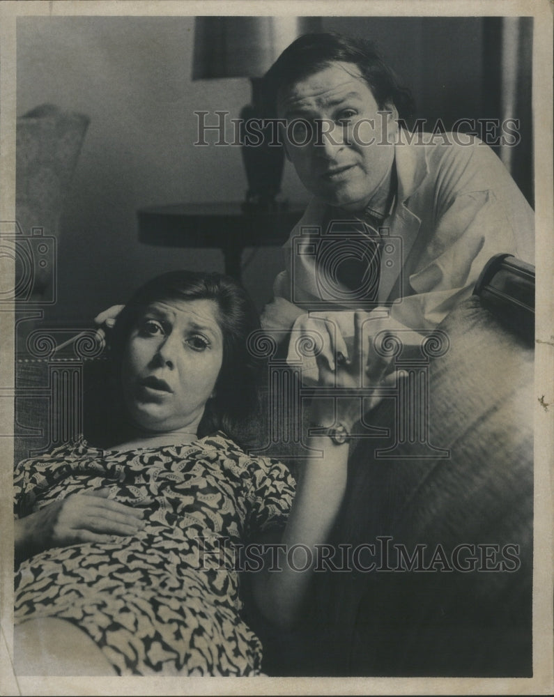 1971 Press Photo Actors Curtis and Marqulies