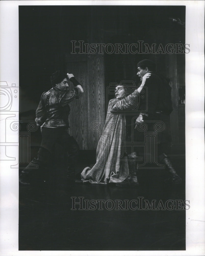 1985 Press Photo Richard III Ken Ruta Charles Cioffi