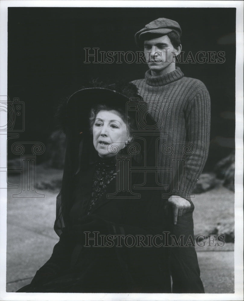 1974 Press Photo Edward Bond Directed William Woodm Sea