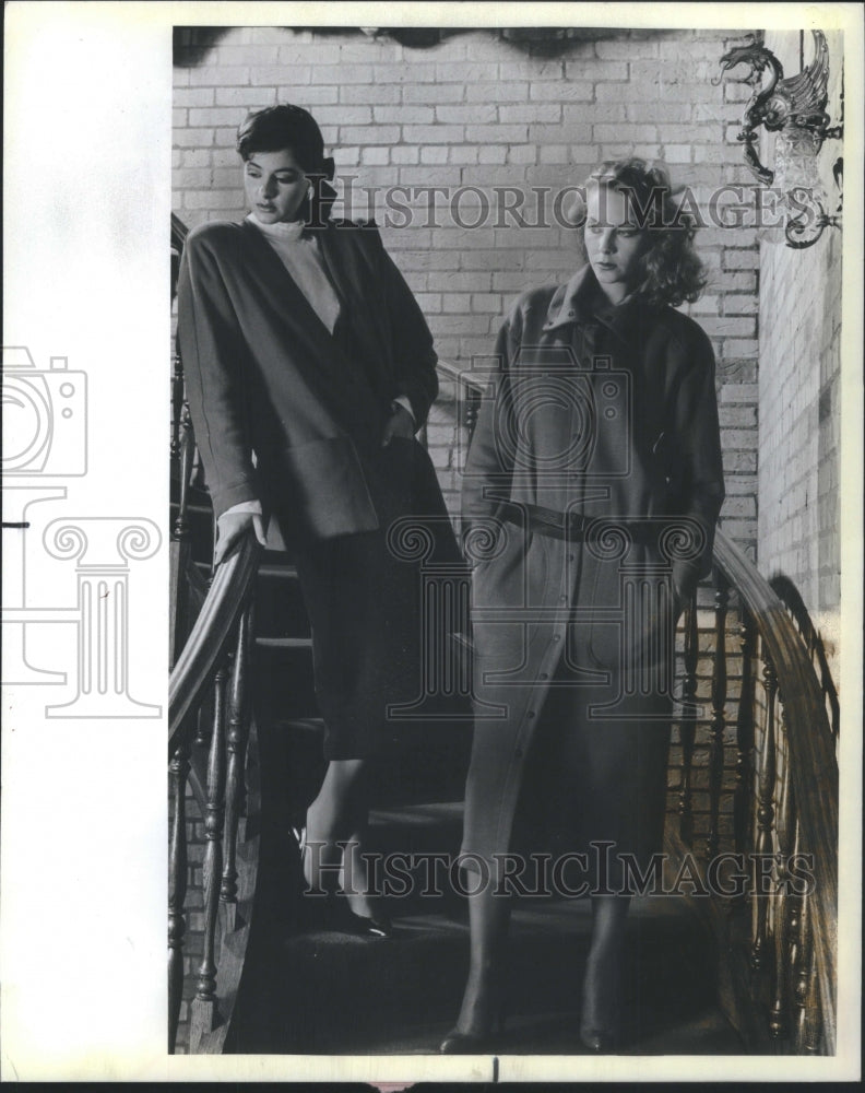 1983 Press Photo Fashions at the Flair House