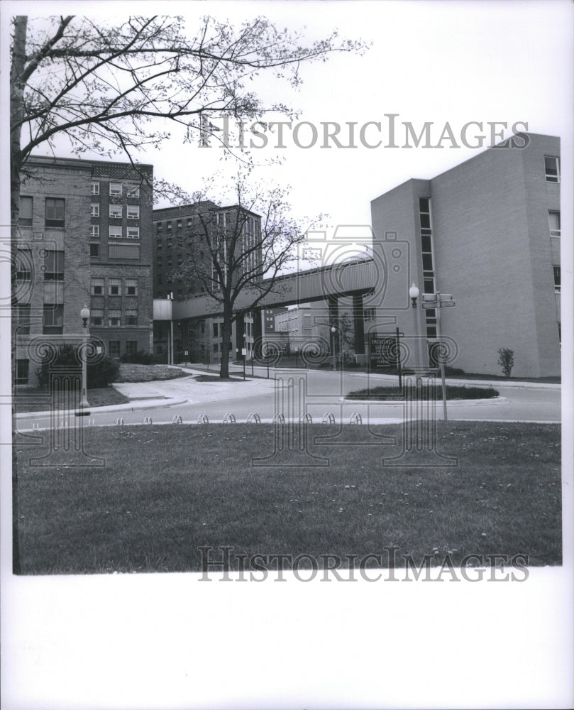 1962 Press Photo University Michigan Building Ground