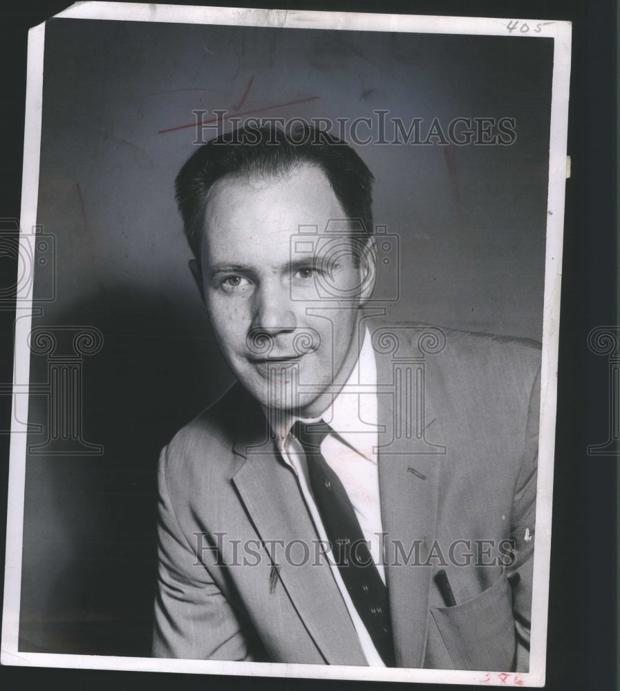 1957 Press Photo Times Reporter Ed Bresillis Louis Berg