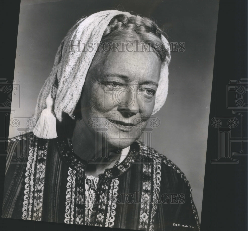 1960 Press Photo Peggy Wood Actress