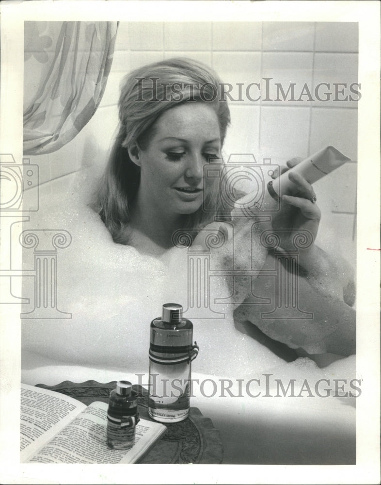 1969 European Women Pamper in the Bath-Historic Images